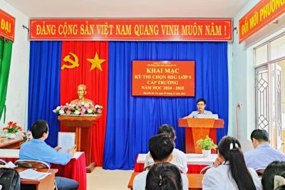 Trường THCS thị trấn Ba Tơ, huyện Ba Tơ: Khai mạc và tổ chức Kỳ thi chọn Học sinh giỏi lớp 9 năm học 2024 – 2025